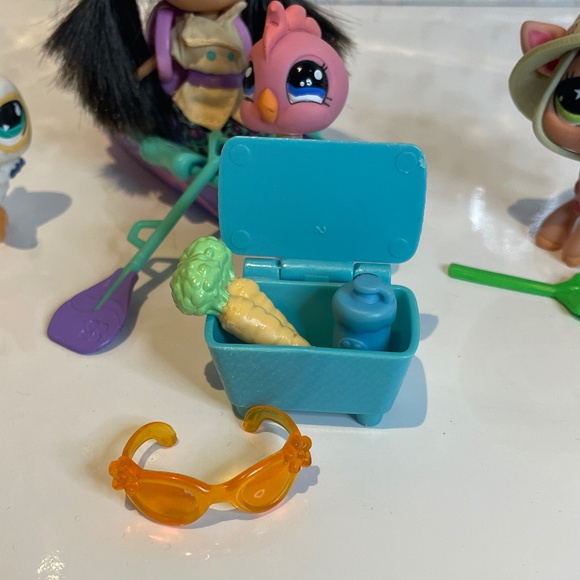 LPS Stylin Safari Blythe 🎀doll with canoe 🛶 and Pets - Picture 13 of 14